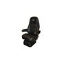 SEAT - ATLAS II DLX SERIES, BOOT BLACK/GRAY ULTRA LEATHER, DUAL ARMS