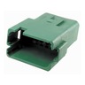 RECEPTACLE - 12 CAVITY, DT2X6, GREEN, C KEY EXTENDED