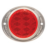 REFLECTOR - RED, REAR,Aluminum, 3 IN