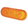 LED - STOP TAIL TURN LAMP, YELLOW, OVAL, MALE PIN
