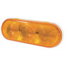 LAMP - STOP/TURN/TAIL, LED, YELLOW, OVAL,Female PIN, 12 V
