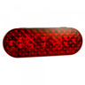 LAMP-6IN OVAL LED STOP TAIL TURN, RED