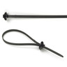 BUTTON CABLE TIE 9.6IN, BLACK, PACK OF 50