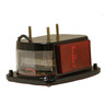 RED, HI-CNT LED, S/T/T LAMP W LIC FCTN