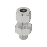 CONNECTOR-ST,3/8TUBE,7/16 ORING,SST