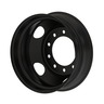WHEEL - HUB PILOTED, STEEL, 22.50 X 7.50 INCH, 6.50 INCH OFFSET, BLACK, 5 HAND HOLES, 0.43 INCH DISC THICKNESS