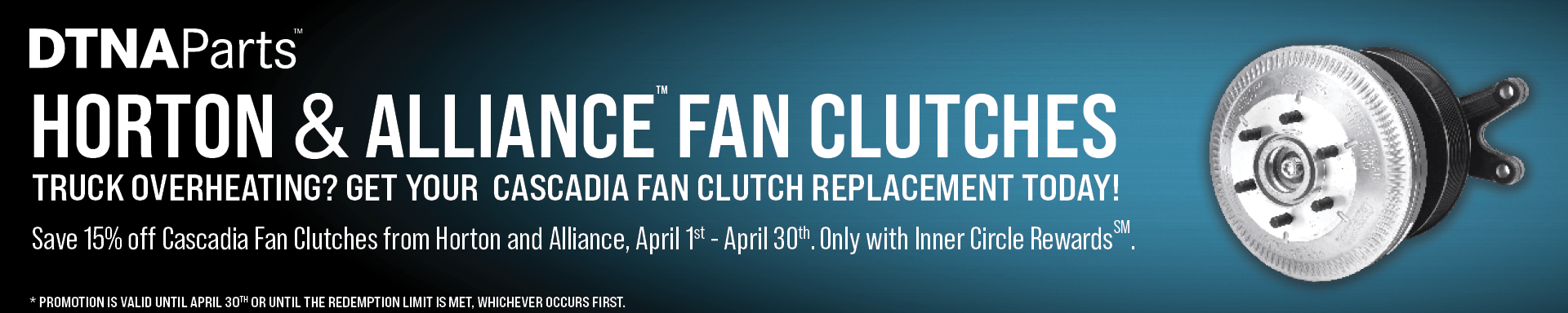 Save 15% off Cascadia fan clutches from Horton and Alliance, April 1st - 30th