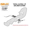 ISRI CASCADIA, VALVE FOR SEAT LUMBAR & SIDE SUPPORT, L3