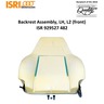 BACKREST ASSEMBLY - SEAT, LEFT HAND, WITHOUT COVER, L2, ISRI CASCADIA