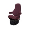 SEAT, ADMIRAL RH CTL CLTH RED W/ ARMS