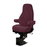 SEAT, CAPTAIN HI CLTH RED W/ ARMS