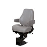 SEAT - MID BACK, VINYL GRAY WITH ARMS