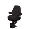 SEAT ASSEMBLY - COMPLETE, CAPTAIN MID CLOTH BLACK WITH ARMS