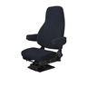 SEAT - LO PRO, BLACK CLOTH WITH DUEL ARM