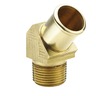 BRASS45DEG ELBOW - HOSE BARB TO MALE PIPE