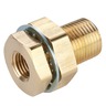 FITTING - CONNECTOR, NICKEL PLATED BRASS