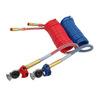 AIR COIL - 15 FT, RED AND BLUE WITH POWER GRIP