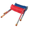 LINE - COIL COATED, AIR, 20 FOOT PAIR (RED AND BLUE)