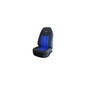 COVER - COVERALLS SEAT, MID BACK, BLACK/BLUE
