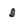COVER - COVERALLS SEAT, MID BACK, BLACK/BROWN
