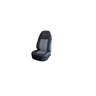 COVER - COVERALLS SEAT, MID BACK, BLACK/GRAY