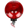SIGNAL - STAT, SINGLE FACE, INCAN., RED ROUND, 1 BULB, BLACK, 1 WIRE, PEDESTAL LIGHT