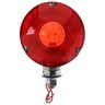 SIGNAL - STAT, DUAL FACE, INCAN., RED/YELLOW ROUND, 1 BULB, CHROME, 1 WIRE, PEDESTAL LIGHT