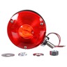 SIGNAL - STAT, DUAL FACE, INCAN., RED/YELLOW ROUND, 1 BULB, CHROME, 2 WIRE, PEDESTAL LIGHT