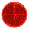 SIGNAL - STAT, ROUND, RED, REFLECTOR, ADHESIVE
