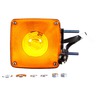 SIGNAL - STAT, DUAL FACE, VERTICAL MOUNT, INCAN., YELLOW SQUARE, 1 BULB, 3 WIRE, PEDESTAL LIGHT