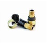 ONE 3/8 NPTF X 3/8 IDHOSE FITTING, SPRING