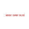 DECAL - EMERGENCY EQUIPMENT ENCLOSED