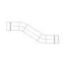 PIPE - EXHAUST EXTENSION, GM CHASSIS, 159 INCH WHEELBASE