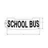 LABEL - SCHOOL BUS , BLACK/YELLOW C2 FRONT