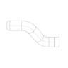 EXHAUST EXTENSION - GM CHASSIS, 139 INCH WHEELBASE, 040 BODY