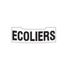 LABEL - ECOLIERS, BLACK/YELLOW, C2, FRONT