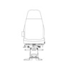 SEAT ASSEMBLY - COMPLETE, DRIVERS, AIR PEDESTAL C2