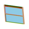 WINDOW ASSEMBLY - STORM, TEMPERED, TINT, NO STOP
