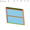 WINDOW ASSEMBLY - STANDARD, LAMINATED, TINT, 8 INCH STOP