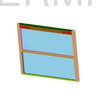 WINDOW ASSEMBLY - +10, STORM LAMINATED, TINTED, NO STOP, BLACK