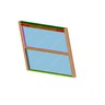 WINDOW ASSEMBLY - 10, TEMPERED, TINT, 3 INCH STOP