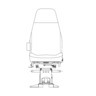 SEAT LEVEL 1, DRIVER, NATIONAL NS2000, A