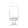 ASSEMBLY - DRIVER'S SEAT, LEVEL 1, AIR PEDESTAL, NATIONAL, NS2000