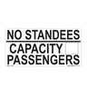 LABEL - NO STANDEES/CAPACITY, BLACK/WHITE