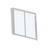 DRIVERS WINDOW - TEMPERED, CLEAR, MILL