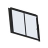 DRIVERS WINDOW - TEMPERED, CLEAR, BLACK