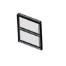 FRAME KIT - WINDOW, 40 IN, LAMINATED, CLEAR, STORM, 12 IN, STOP