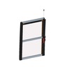 WINDOW - PUSHOUT, RIGHT SIDE, LAMINATED, CLEAR, 12 INCH STOP, C2