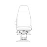 DRIVER SEAT - NATIONAL, NS2000, AIRPEDESTAL