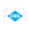 DECAL CNG